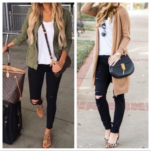 44 Boho Favorite Best Fitting Black Distressed Skinny Jeans - Picture 2 of 6